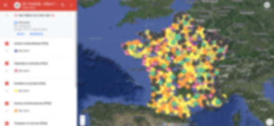 Frankrijk Urbex Kaart - 2.500+ Locaties