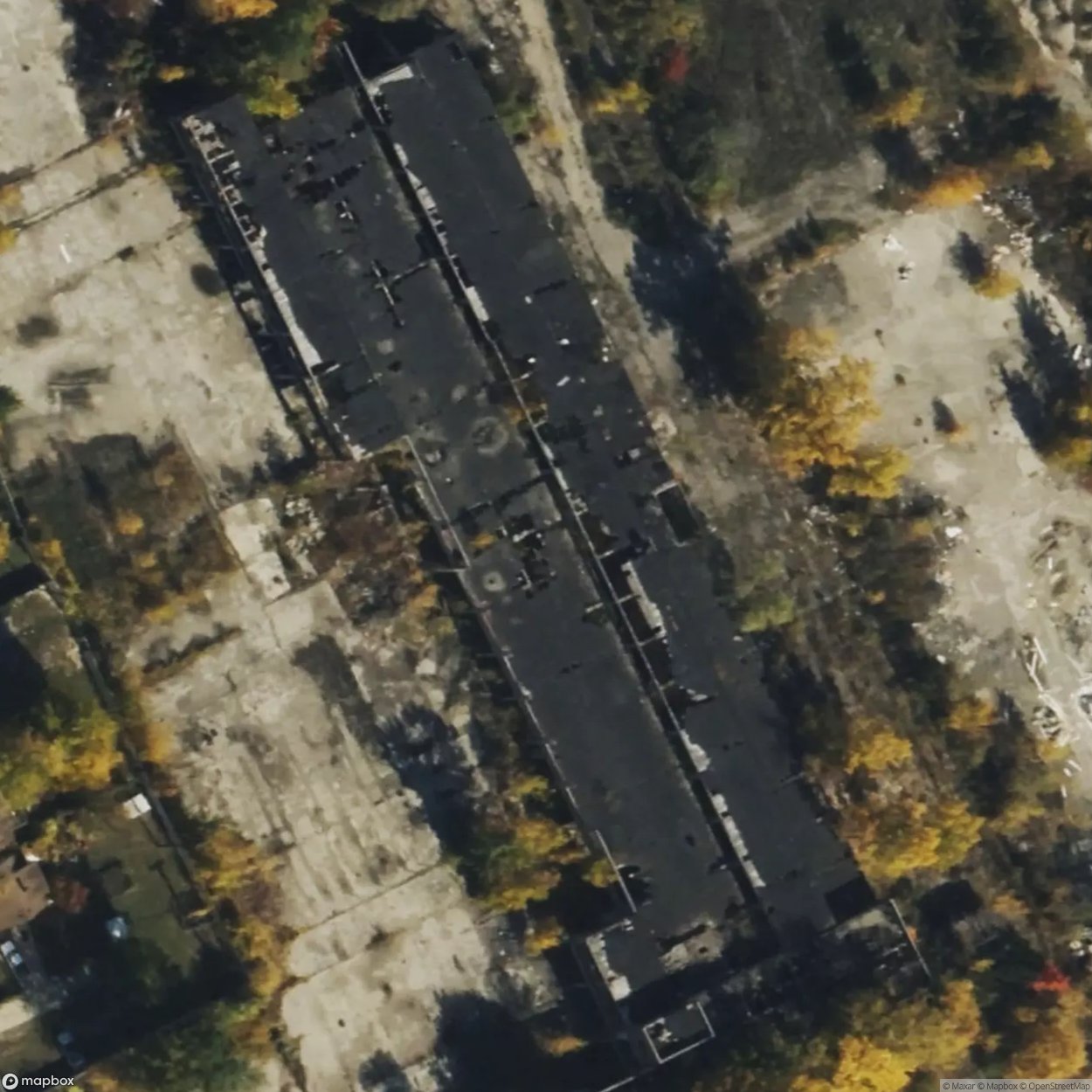 Run-down factory