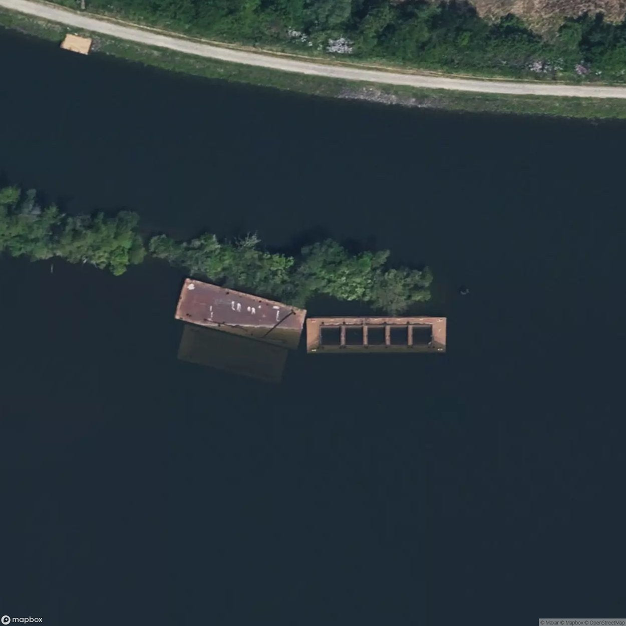 Sunken Barges