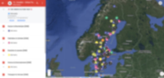 Zweden Urbex Kaart - 350+ Locaties