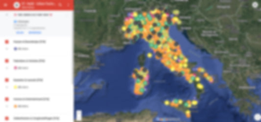 Italië Urbex Kaart - 1.250+ Locaties
