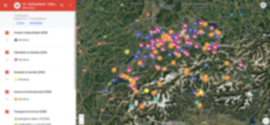 Zwitserland Urbex Kaart - 250+ Locaties