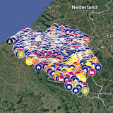 België Urbex Kaart - 1.300+ Locaties