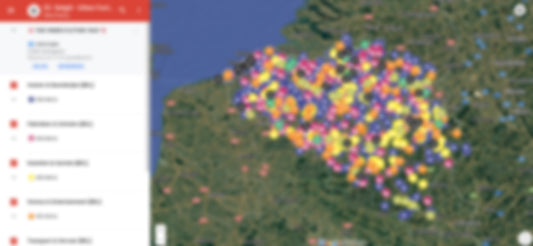 België Urbex Kaart - 1.300+ Locaties