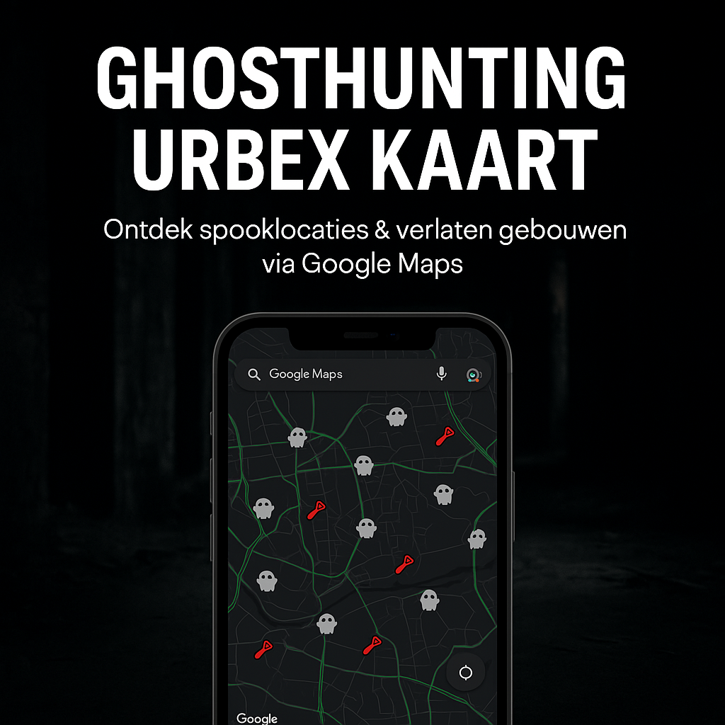 Ghosthunting Urbex Kaart