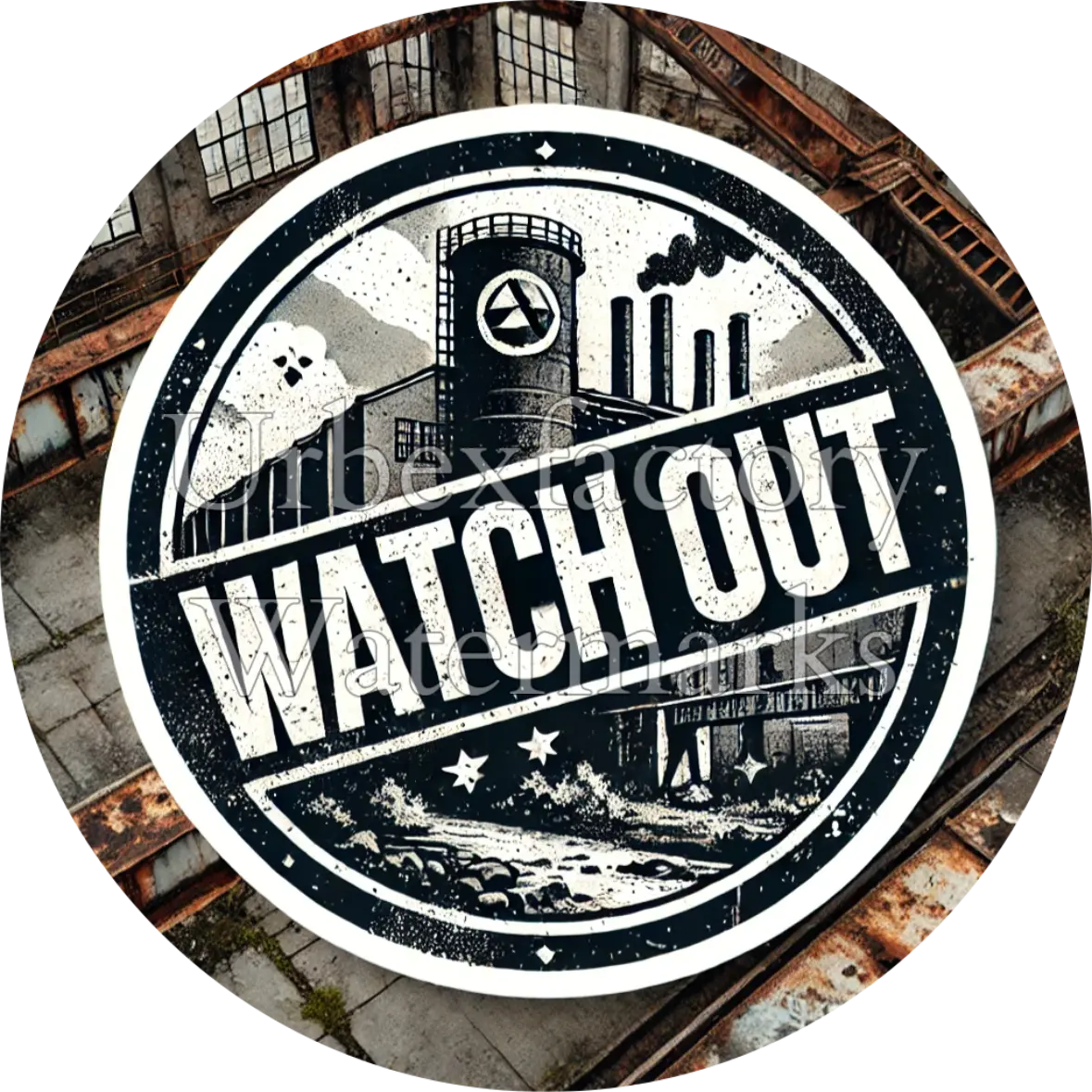 Watch Out - Sticker The Urbex Factory