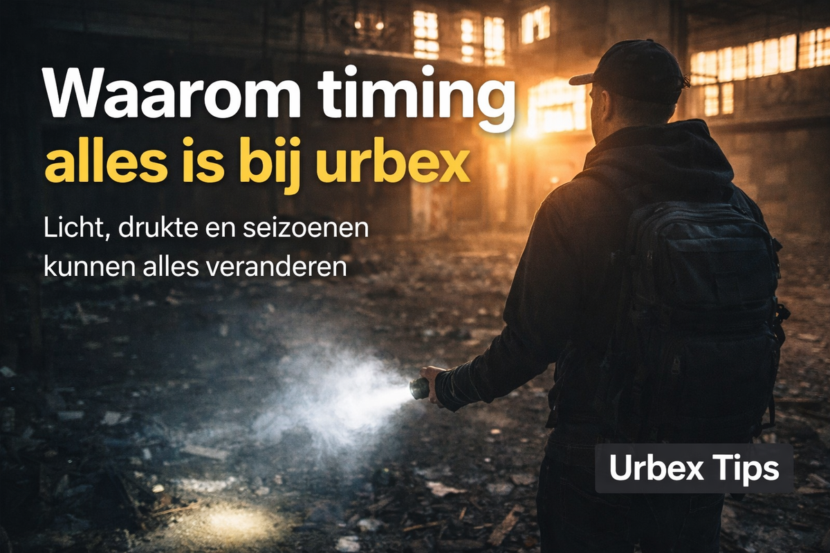 Waarom timing alles is bij urbex | Urbex Tips