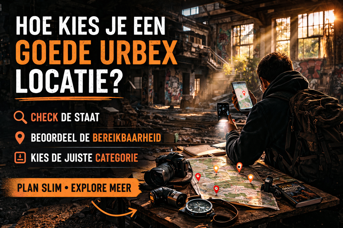 Hoe kies je een Urbex locatie? Tips voor Urban Explorers