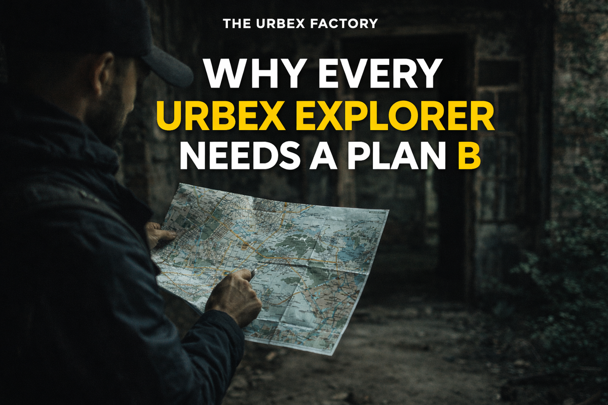 Waarom elke Urbex Explorer een Plan B nodig heeft | Urbex Tips