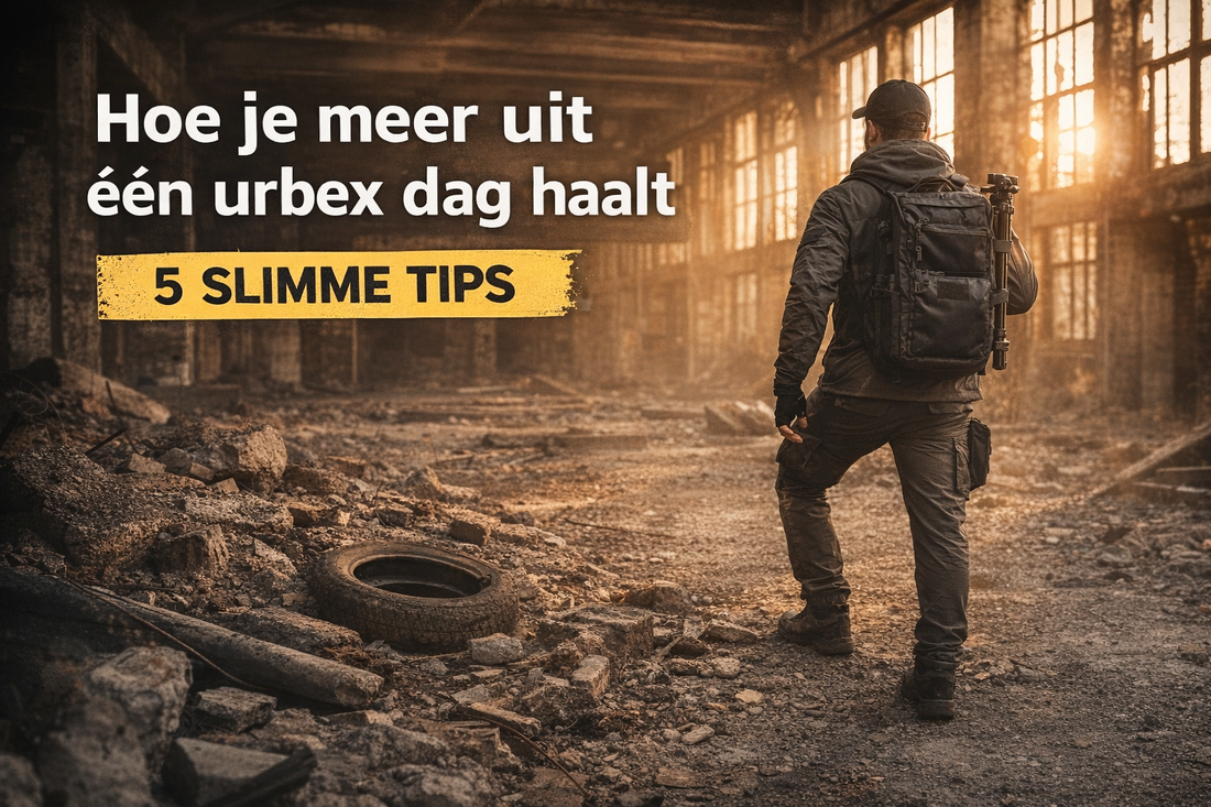Hoe haal je meer uit één urbex dag? | 5 slimme tips