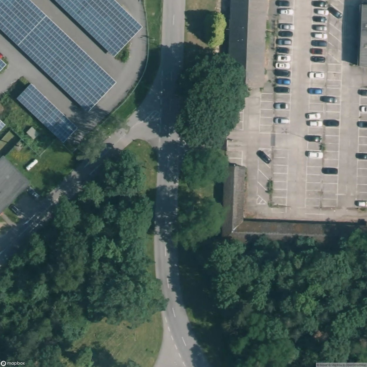 Partly deserted buildings at Airport Weeze [DEU]