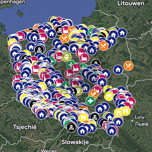 Polen Urbex Kaart - 1600+ Locaties