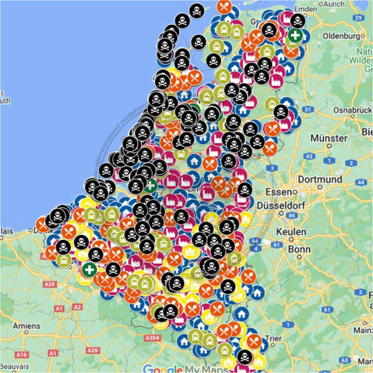 BeNeLux Urbex Kaart
