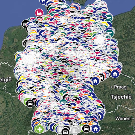 Duitsland Urbex Kaart - 10.000+ Locaties