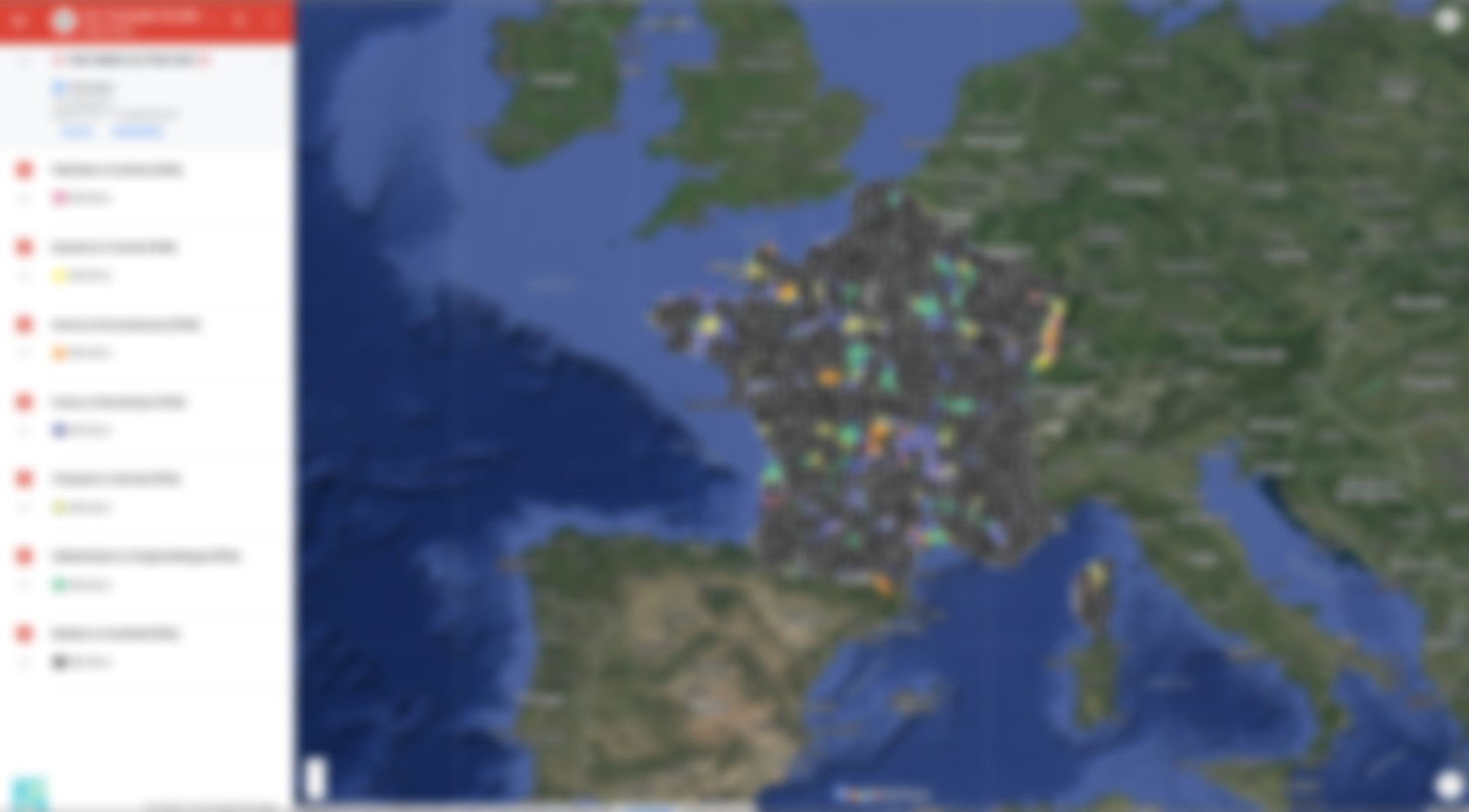 Frankrijk Urbex Kaart -20.000+ Locaties