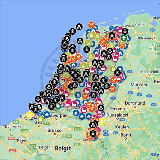 Nederland Urbex Kaart