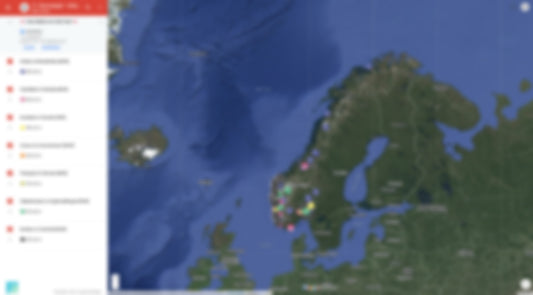 Noorwegen Urbex Kaart - 850+ Locaties