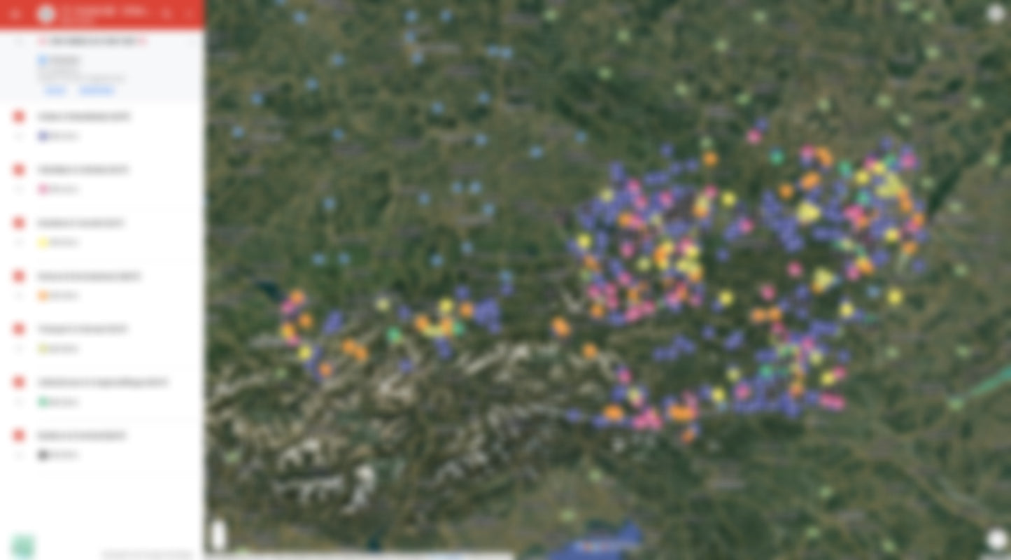 Oostenrijk Urbex Kaart - 1150+ Locaties