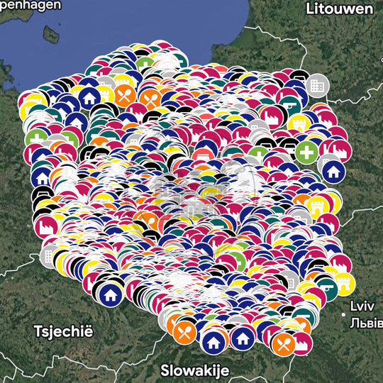 Polen Urbex Kaart - 4.500+ Locaties