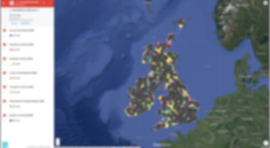 Verenigd Koninkrijk Urbex Kaart - 14.000+ Locaties
