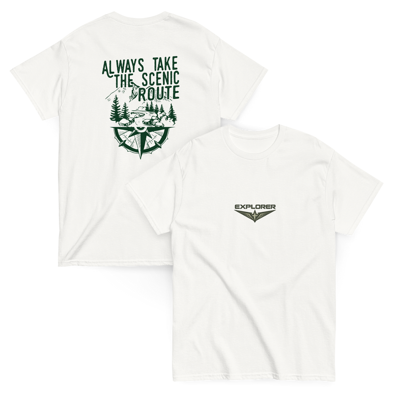Always Take The Scenic Route T-Shirt – Urbex Explorer Style