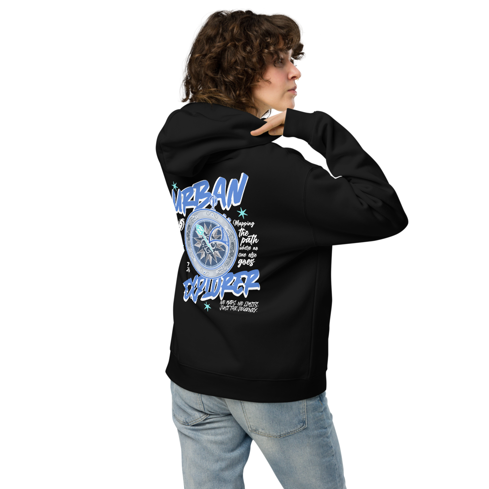 Urban Explorer Hoodie – No Limits. No Rules. - Black