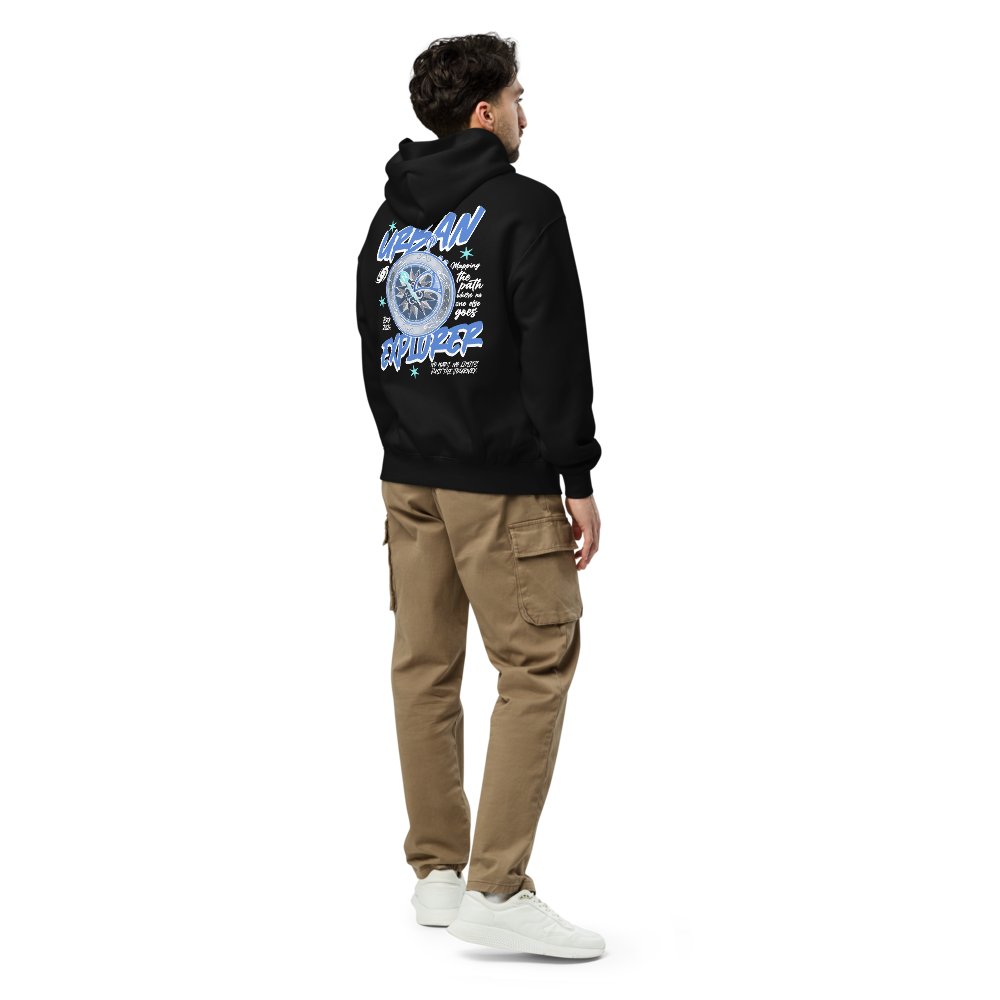 Urban Explorer Hoodie – No Limits. No Rules. - Black