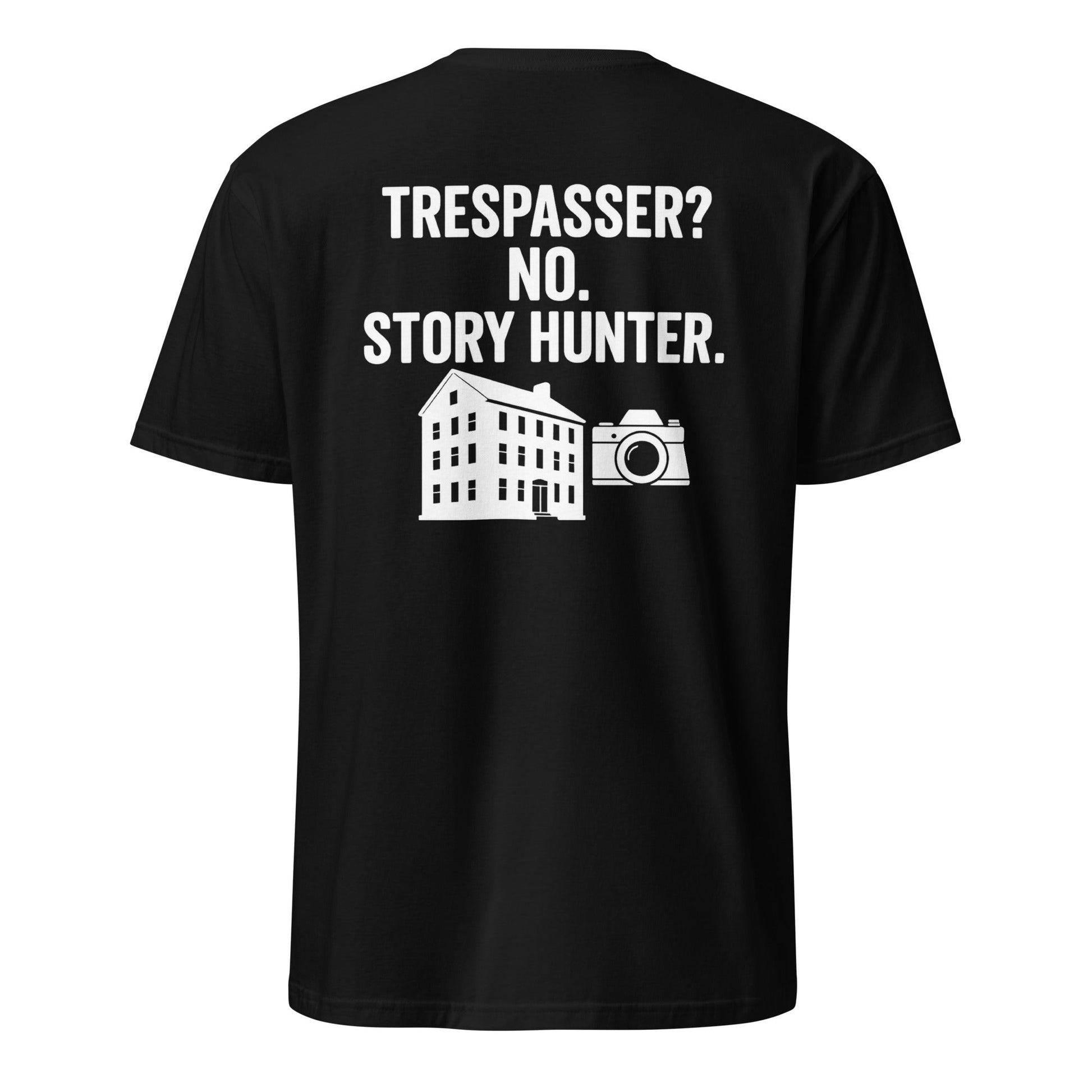 z"Story Hunter" T-Shirt – Voor de Avonturier met een Missie - The Urbex Factory